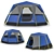 8 Person Dome Tent Reflective 3D model small image 3