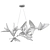 Elegant Lavra B Chandelier by Anzazo 3D model small image 5