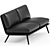 Modern Elegance Spine Sofa 3D model small image 2