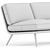 Modern Elegance Spine Sofa 3D model small image 3