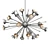 Jonathan Adler Polished Nickel Chandelier 3D model small image 1