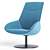 Modern Fabric Armchair Noom 20 3D model small image 3