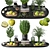 Elegant Decor Set 15 3D model small image 1