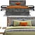 Elegant Modern Bed Design 3D model small image 2