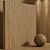  Seamless Oak Wood Material Set 3D model small image 2
