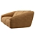 Comfortably Chic Puffer Sofa 3D model small image 4