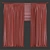 Mesh Remeshed Curtain Design 3D model small image 4