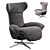 Natuzzi Ilia Armchair: 2015 Design 3D model small image 1