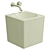 Scarabeo Cube White Hand Washbasin 3D model small image 6