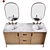 Manzanita 60 Double Sink Vanity 3D model small image 3