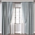 Modern Curtain A115 Render Vray 3D model small image 1