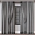 Modern Curtain A115 Render Vray 3D model small image 4