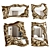 Modern Mirror Set for Your Home 3D model small image 1