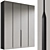 Modern Metal Handle Wardrobe 3D model small image 5