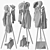 Modern Coat Rack Stand Holder 3D model small image 6