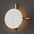 Minimalist Marble Disc Wall Light 3D model small image 1