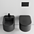 Astra Wall-Hung Rimless Toilet 3D model small image 3