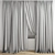 Polygonal Model Curtain 607 Kit 3D model small image 3