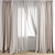 Polygonal Model Curtain 607 Kit 3D model small image 4