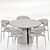 Luxury Dining Collection Set 07 3D model small image 3