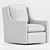 Brooksville Swivel Armchair 3D Model 3D model small image 4