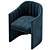 Sleek Modern Dining Chair Set 3D model small image 6