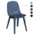 ODGER Chair Multicolor Beige Blue 3D model small image 5