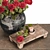 Rose Arrangement Set with Vase 3D model small image 2