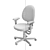 Steelcase Criterion Mesh Task Chair 3D model small image 2