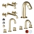 Luxury Bathroom Faucet Set: Roca Armani 3D model small image 6