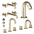 Luxury Bathroom Faucet Set: Roca Armani 3D model small image 13