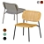 Modern Soft Edge Lounge Chair 3D model small image 1