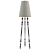 Sleek Visionnaire Dagonet Floor Lamp 3D model small image 1