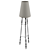Sleek Visionnaire Dagonet Floor Lamp 3D model small image 2