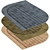 ODC Napa 3D Rug by Ogeborg 3D model small image 2