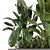 Concrete Potted Outdoor Plants Set 3D model small image 5