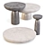 Mogg Olo Concrete Sculptural Tables 3D model small image 1