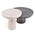 Mogg Olo Concrete Sculptural Tables 3D model small image 3