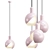 Modern Periwinkle Pendant Lamp Design 3D model small image 1