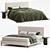 Modern Emmett Bed Collection 3D model small image 1