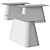 Modern Osaka Table By Offecct 3D model small image 3