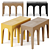 Scandinavian Style Bow Bench, 101 Copenhagen 3D model small image 1