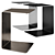 Modern Chic Loman Side Table 3D model small image 1