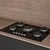 Sleek Wood Black Kitchen Set 3D model small image 3