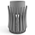 Elegant Panarea Cache Pot 3D model small image 6