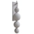 Pastel Sphere Wall Sconce 3D model small image 2