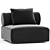 Shinto Single Seat Sofa 3D model small image 2