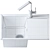 Elleci Easy 680-500mm Sink 3D model small image 5