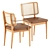 Rattan Combo: Chair & Table 3D model small image 4