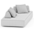 Modern Playground Sofa: 2104x1150x751mm 3D model small image 3